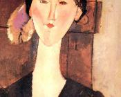 阿米地奥莫迪里阿尼 - Portrait of Beatrice Hastings